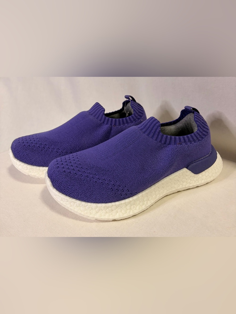 Propet B10 Unite Sz 6 Purple Slip-On Walking Shoes Ortholite Comfort Insole NWT